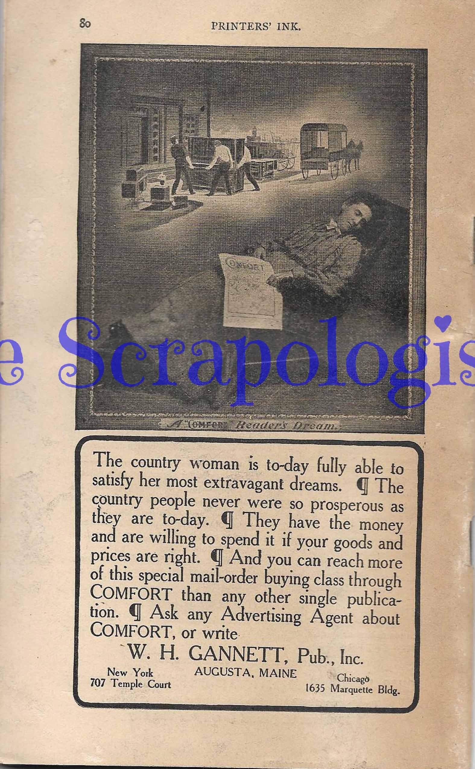 Vintage Printable Magazine with Ads, for Junk Journal or Collage Papers | Digital Download