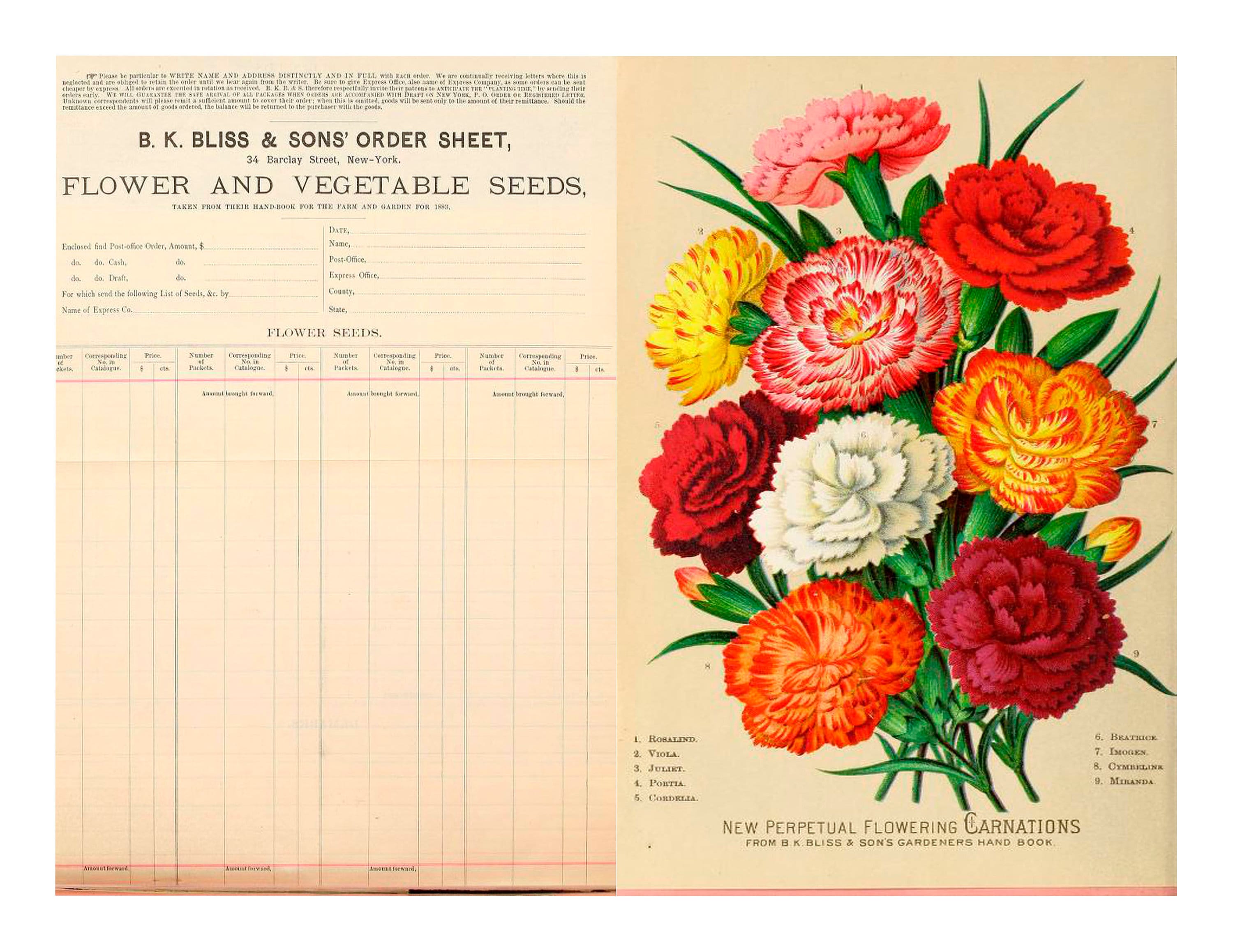 DIY Planner for your Garden, Botanical Junk Journal Kit, Collage Papers  | Digital Download