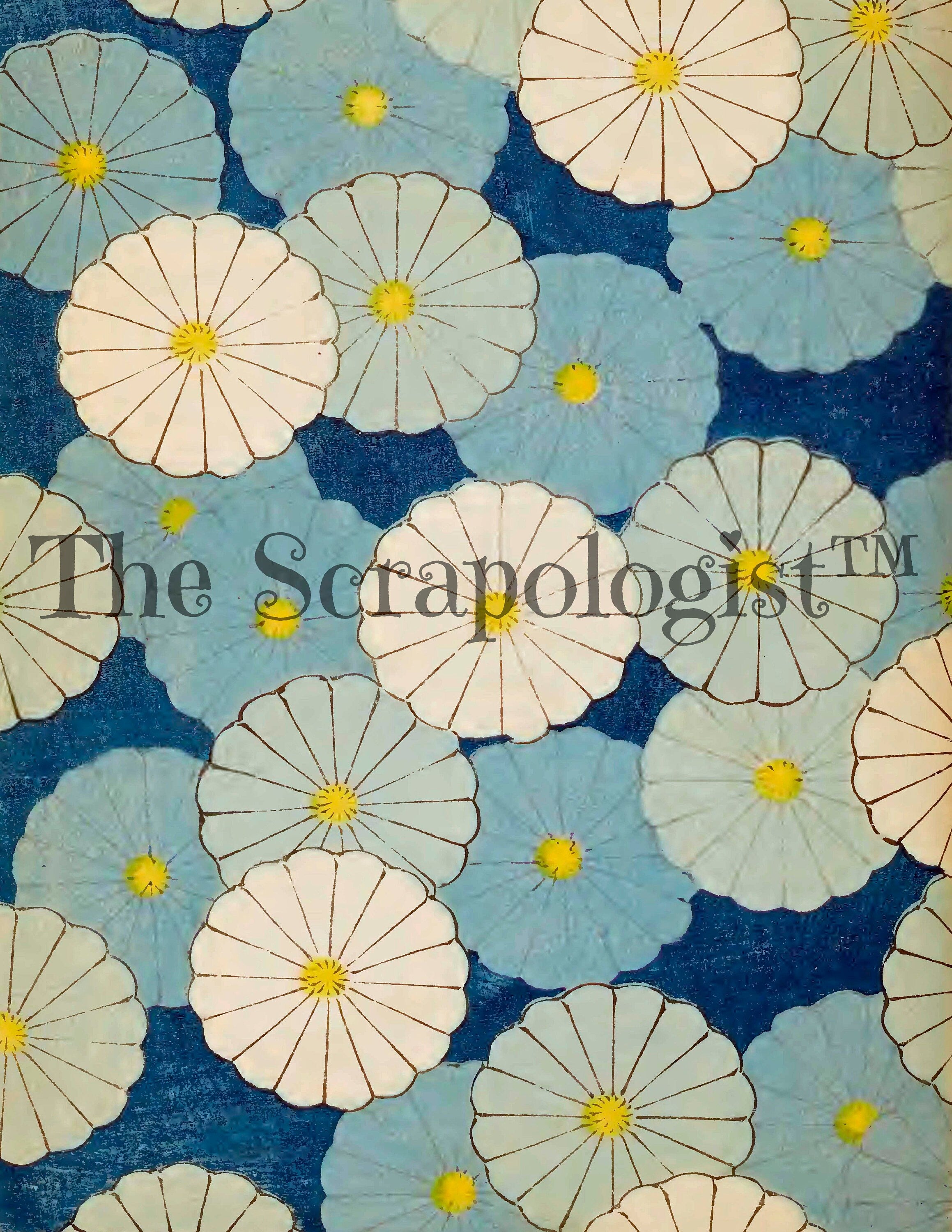 Vintage Japanese Prints, Botanical, Printable Junk Journal Kit, Collage Pages, 8.5"x11" | Digital Download