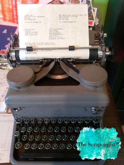 Inspirational Quotes, Typed with Vintage Typewriter from the 1930s, Public Domain Phrases, Junk Journal Kit, Digital Download